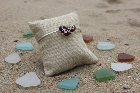 Pride of Barbados Collection Sea glass bangles