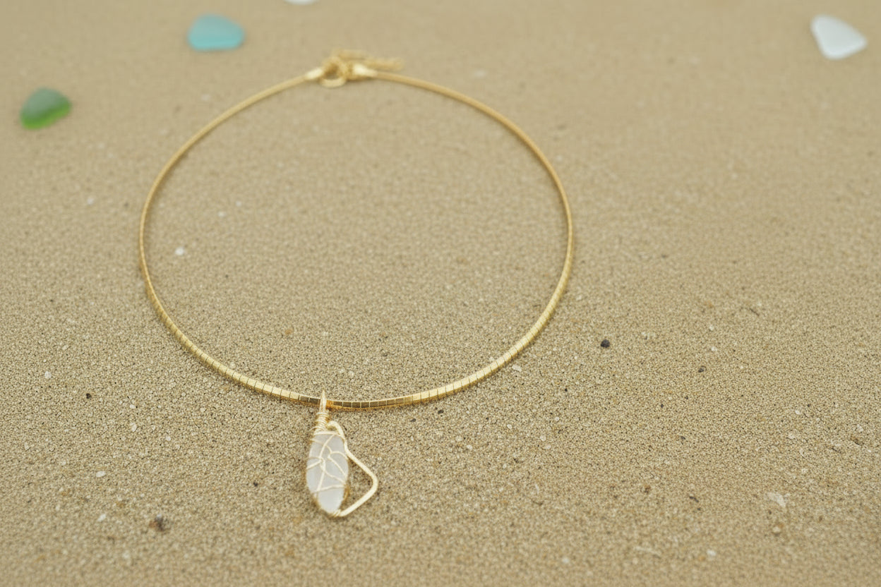 "Pride of Barbados Collection" Island Map Shaped pendant Necklace