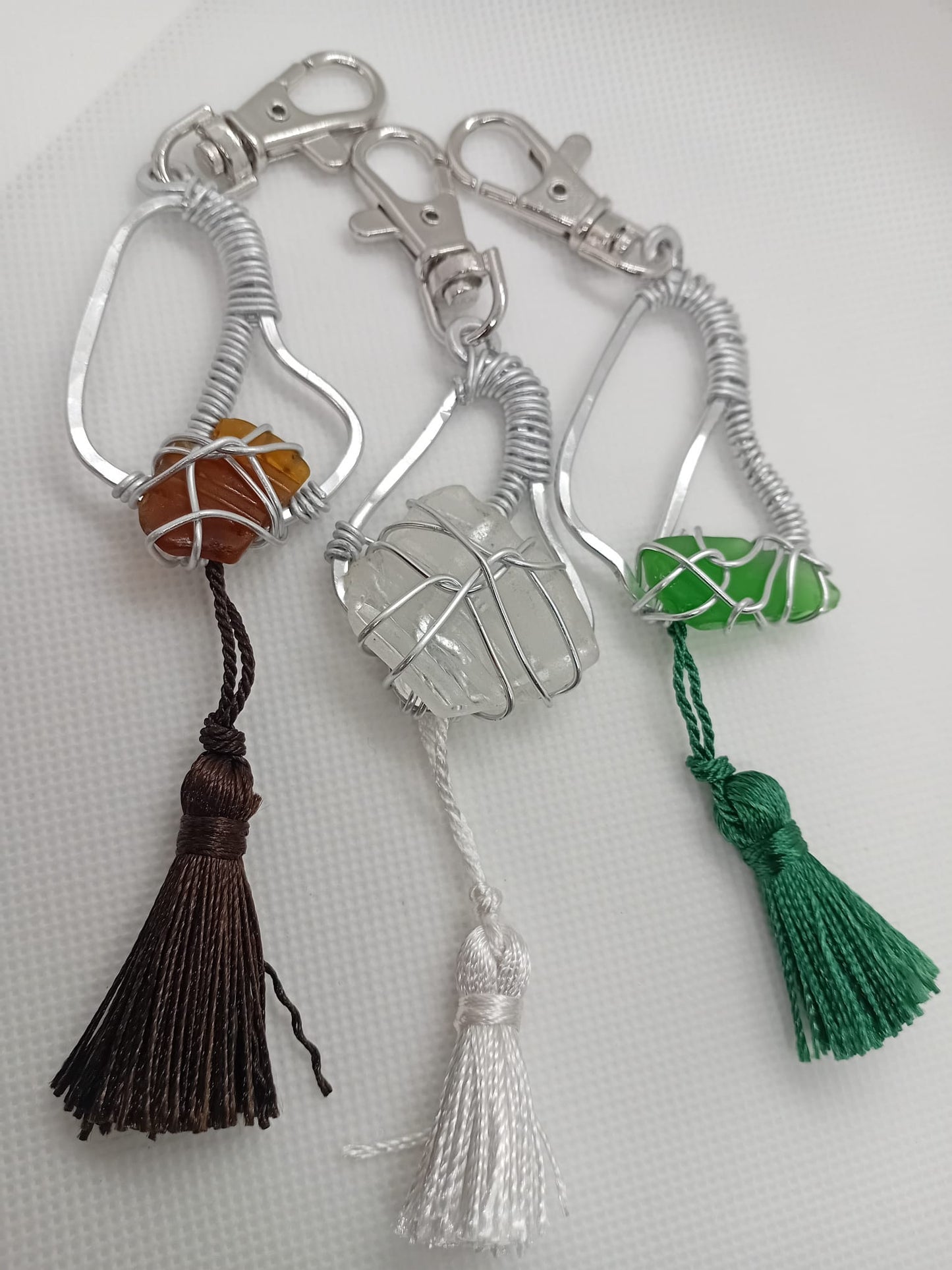 Sea Glass Barbados Map key chains