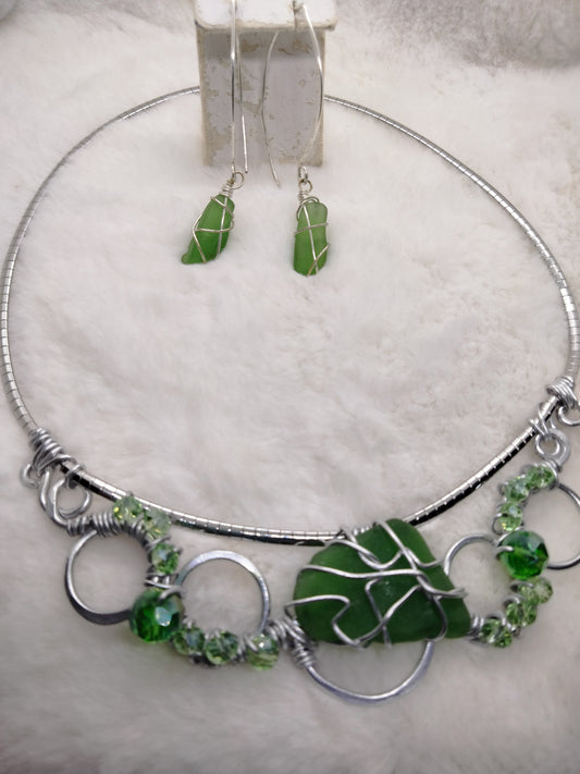 Queen Esther Sea Glass Necklace