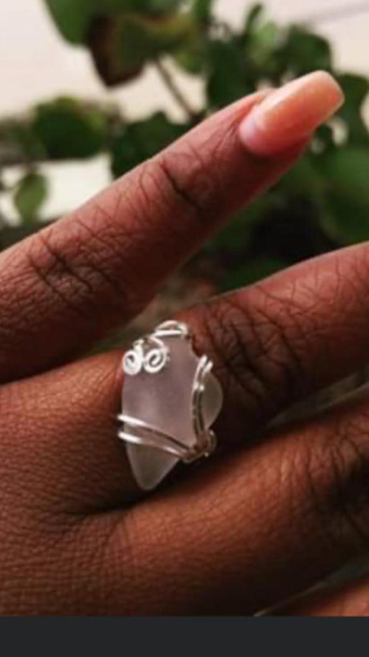 Sea Glass ring