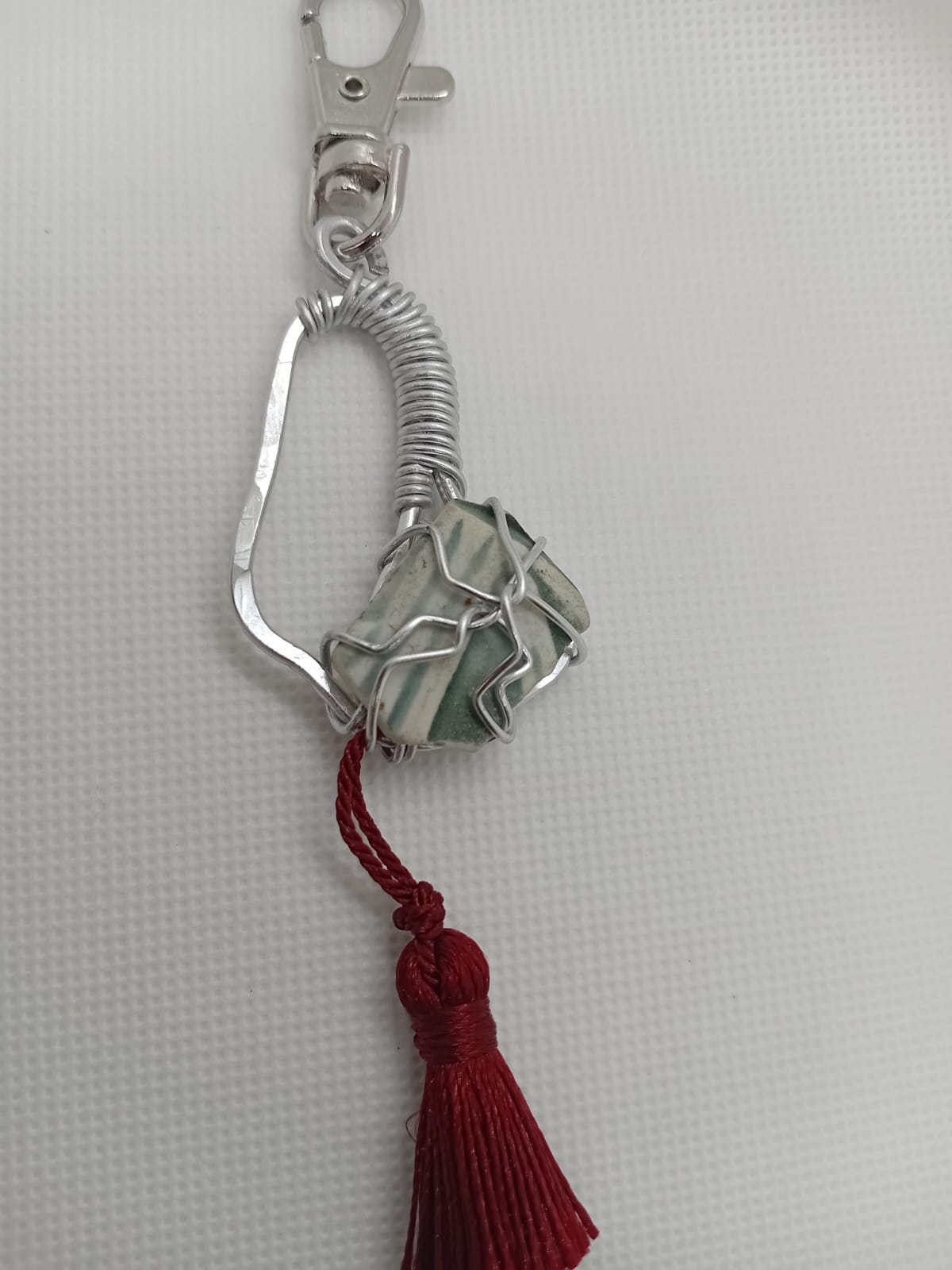 Sea Glass Barbados Map key chains