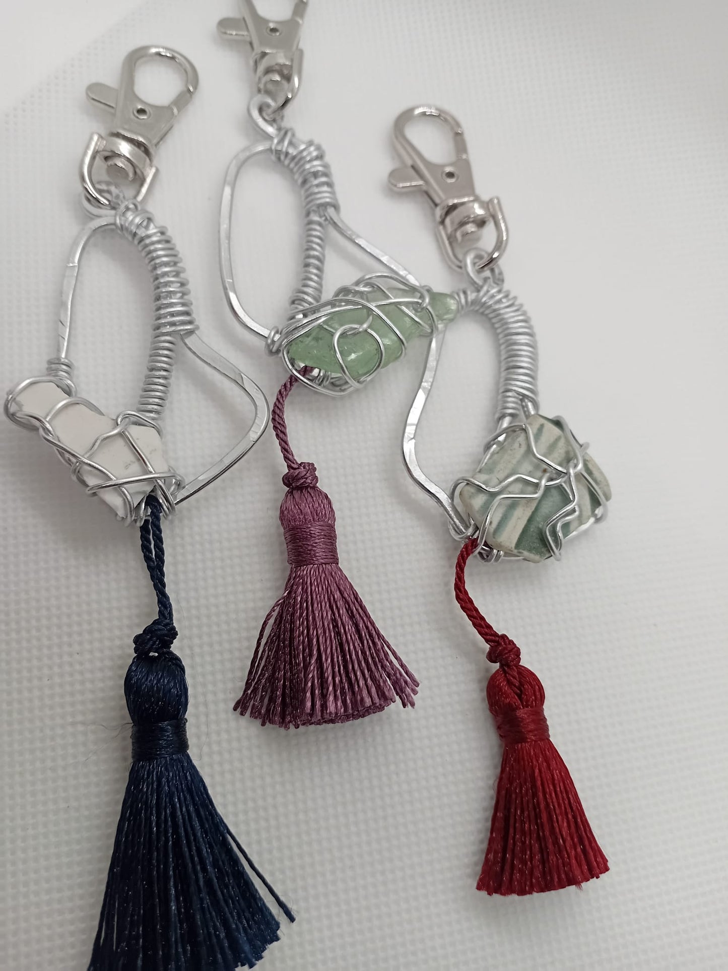 Sea Glass Barbados Map key chains