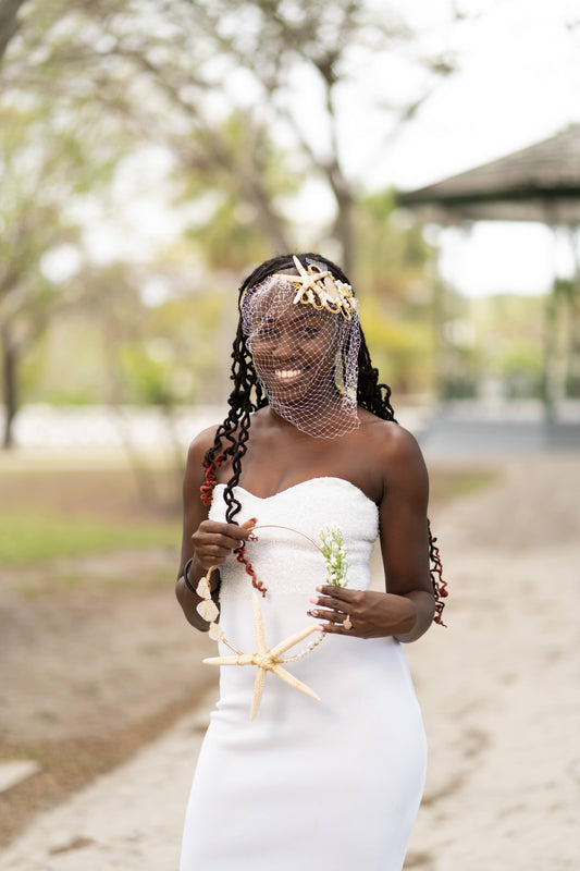 Sea glass Bridal Bouquet