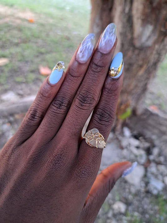 Sea Glass ring