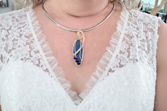 Sea Glass Brides by Rachel Pendant Necklace