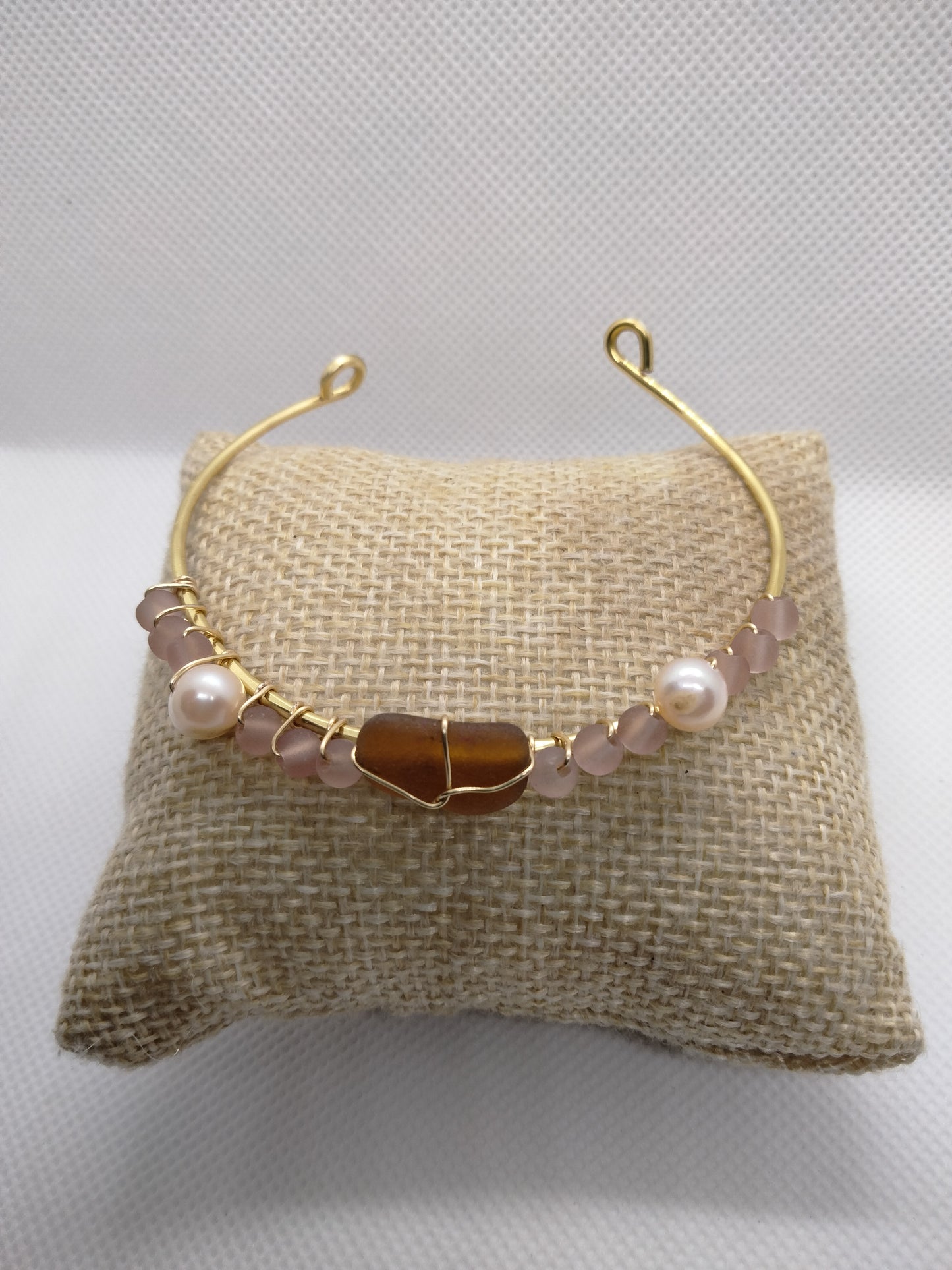 Mermaid sea glass bangles