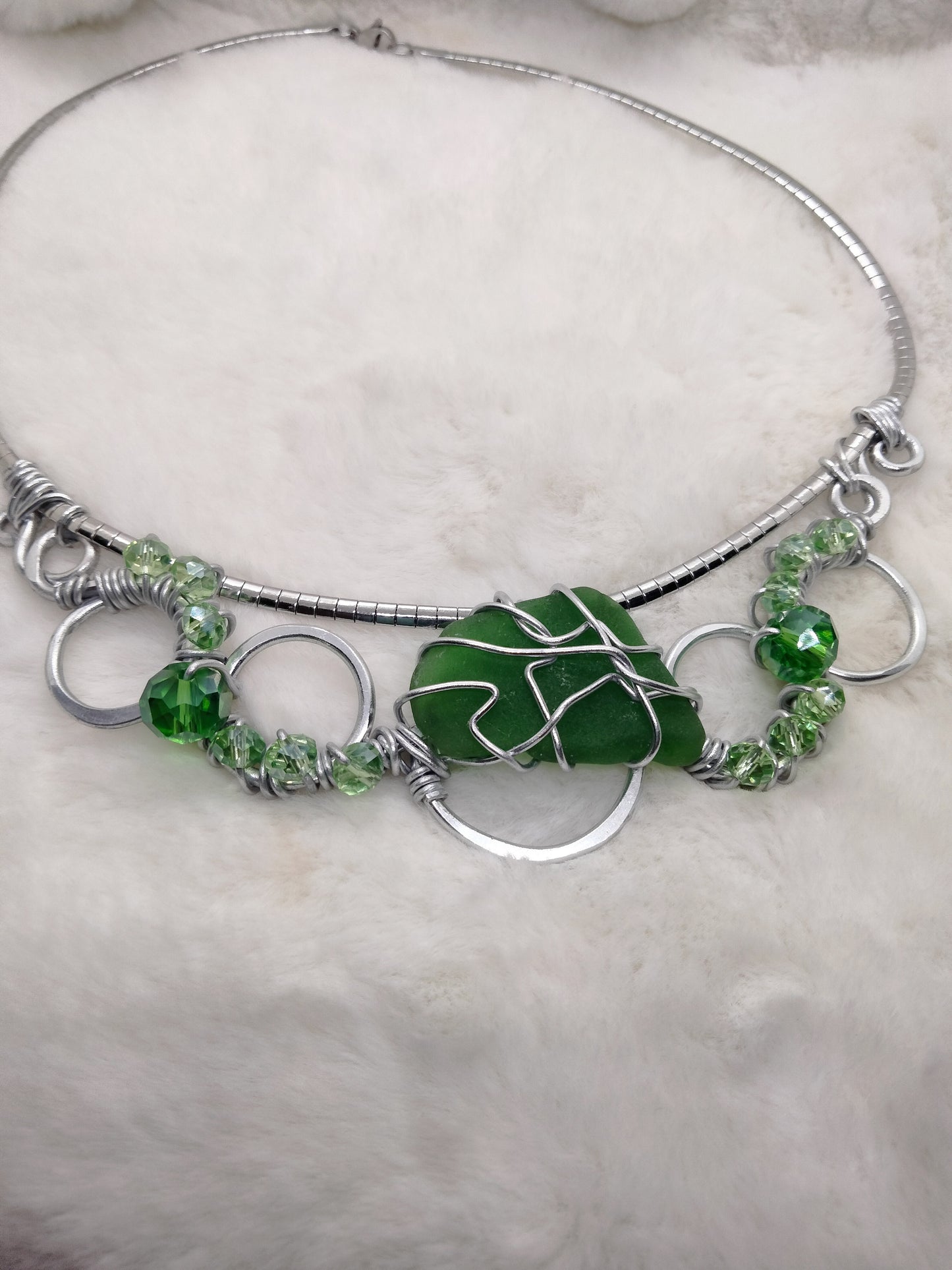 Queen Esther Sea Glass Necklace