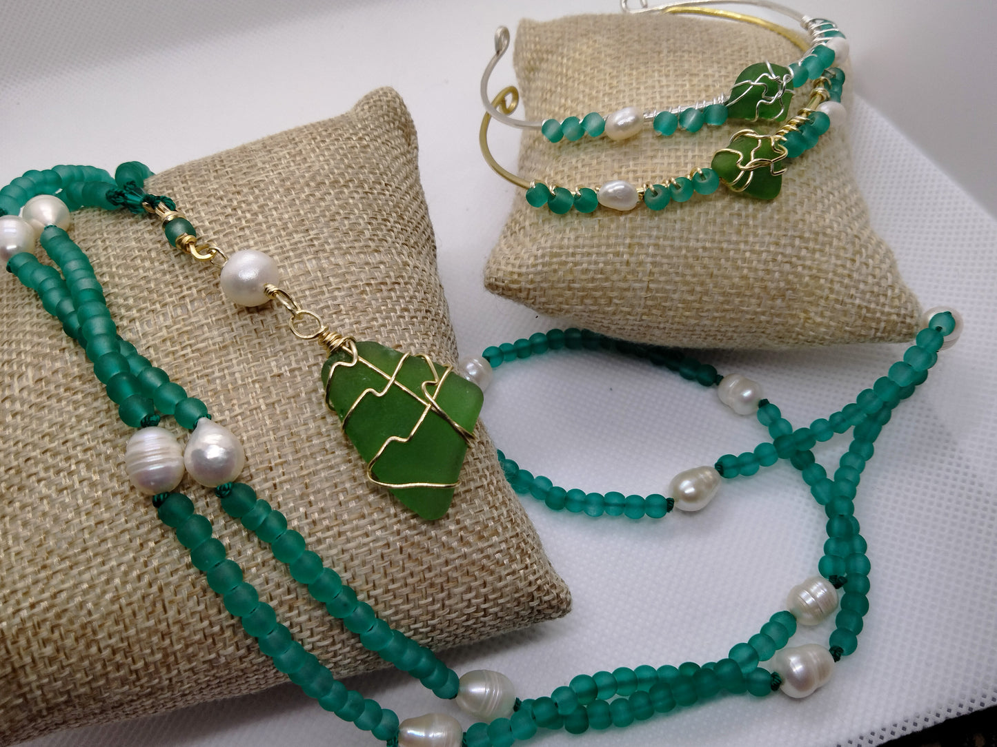 Sea glass Mermaid Necklace