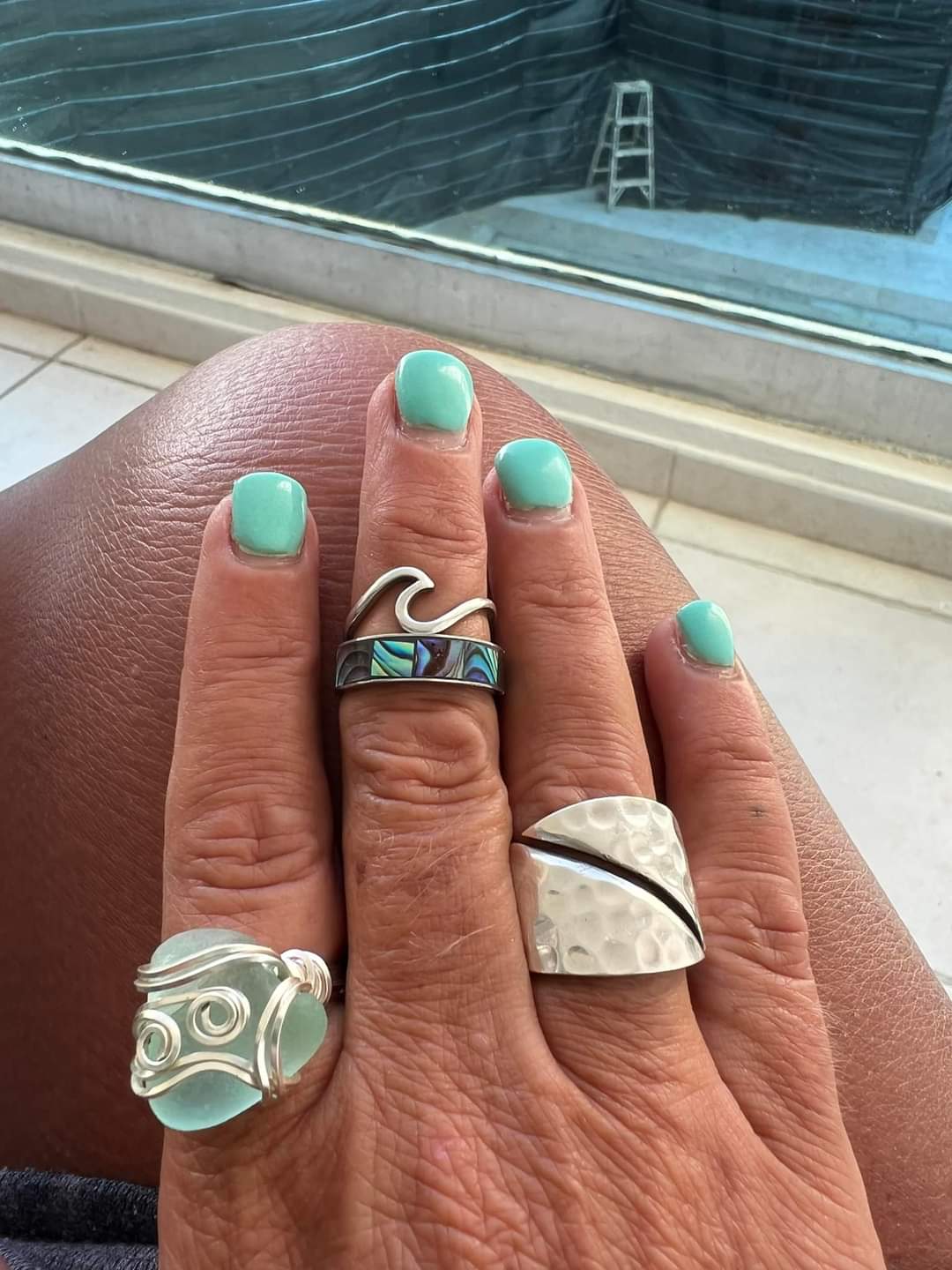 Sea Glass ring