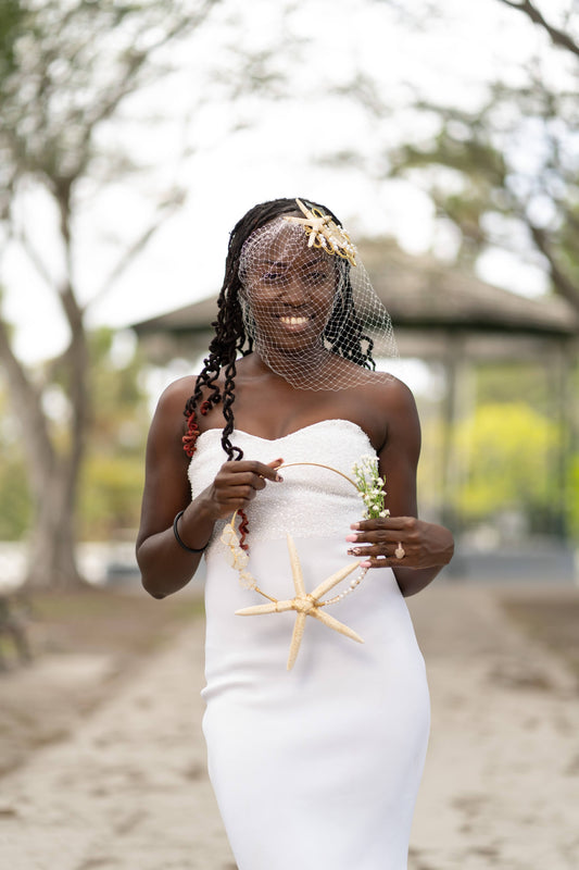 Sea glass Bridal Bouquet