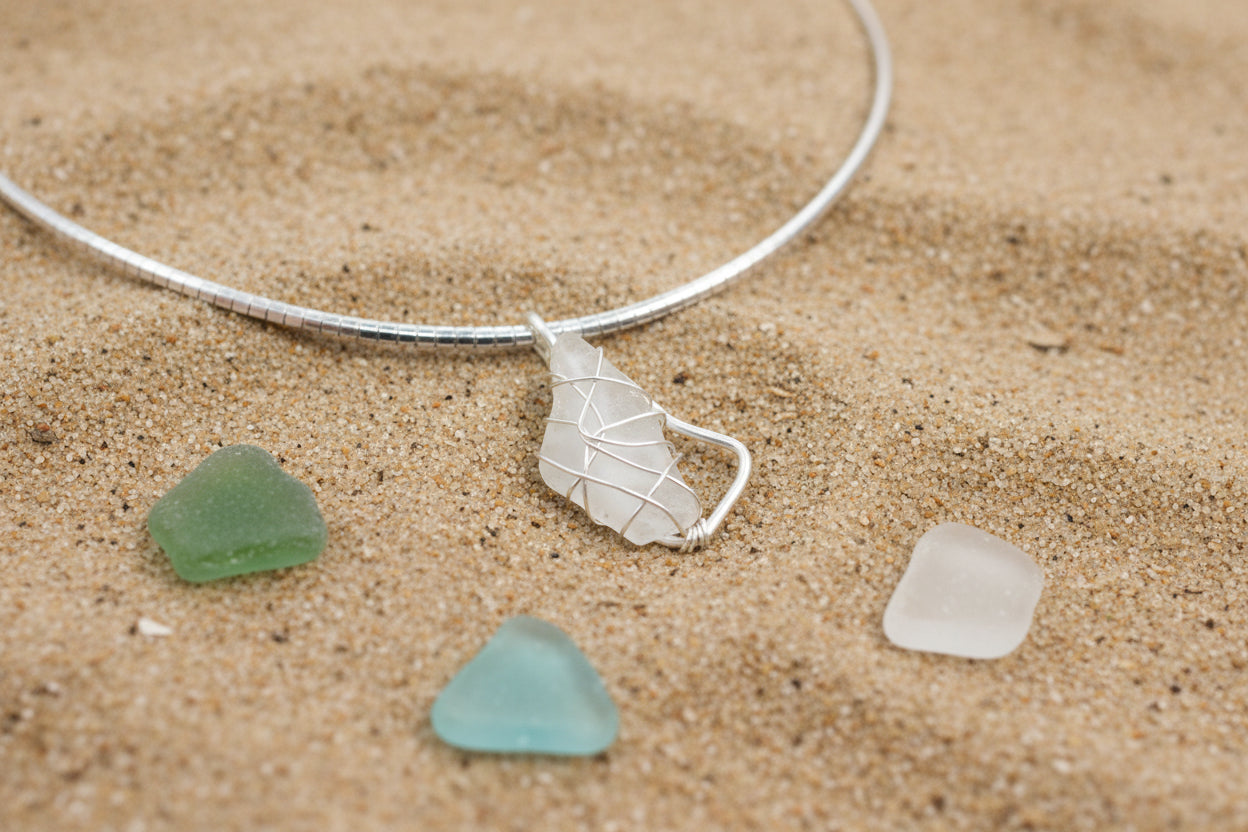 "Pride of Barbados Collection" Island Map Shaped pendant Necklace