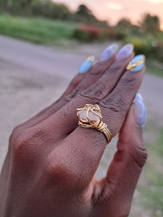 Sea Glass ring